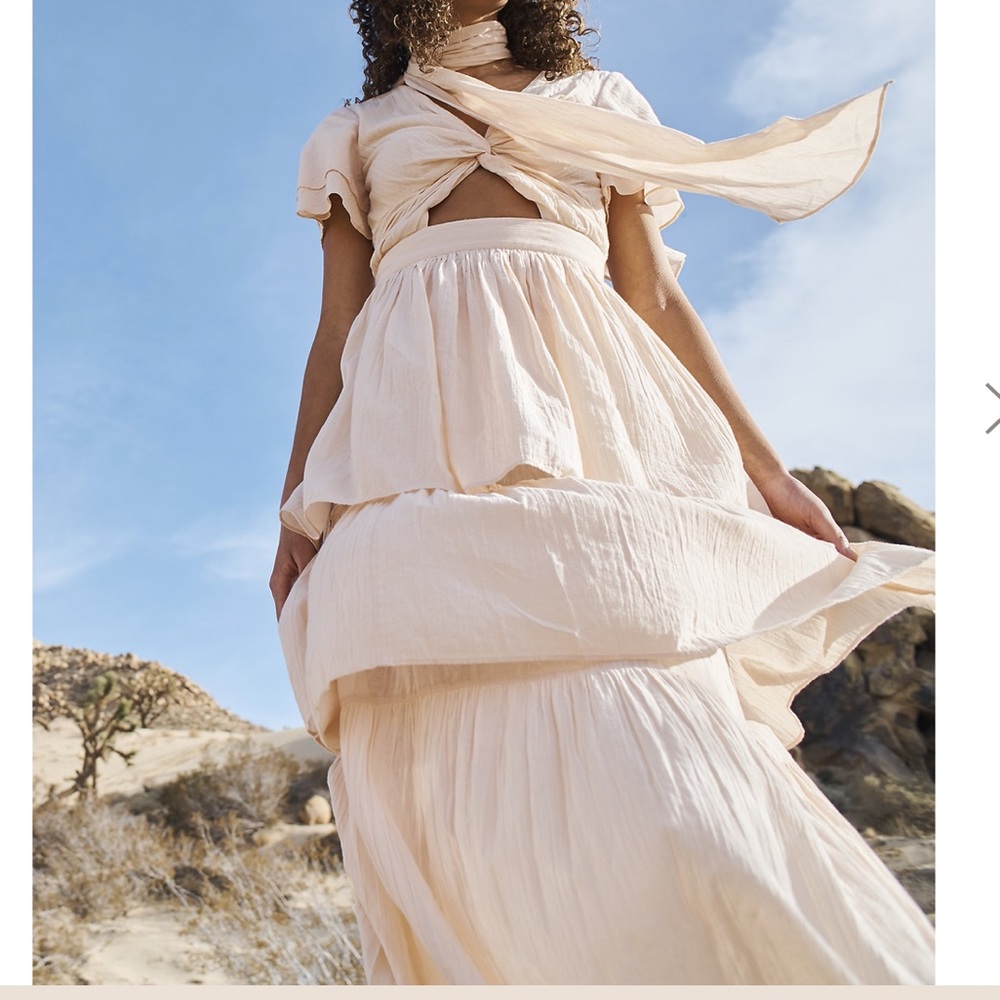 Happyxnature Boho Flutter Layered Maxi Dress 2 - image 2